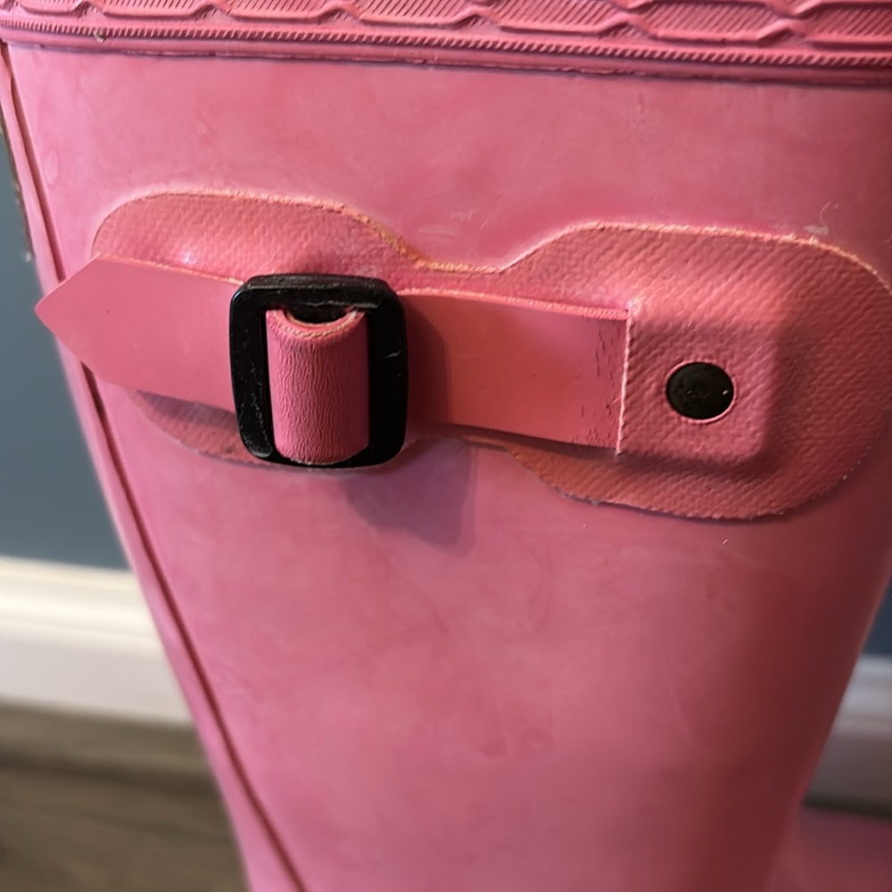 Hunter Pink Rain Boots - Picture 4 of 9